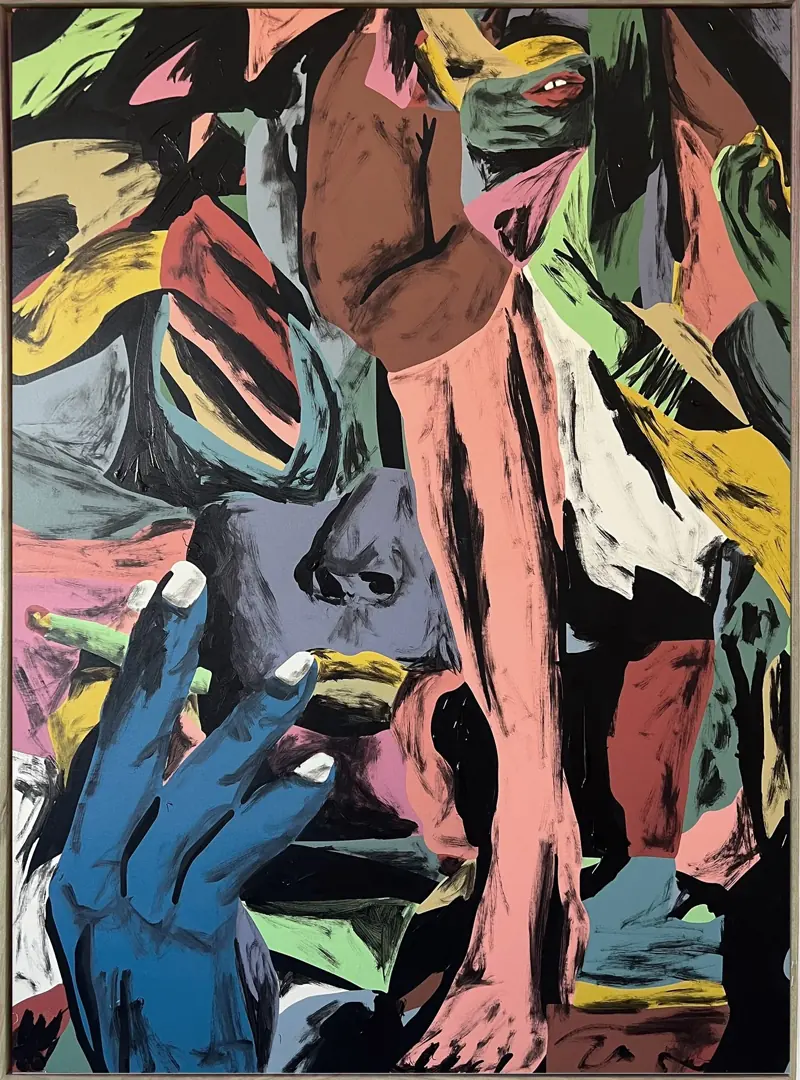 In My Own World, 2022, acrylic on canvas