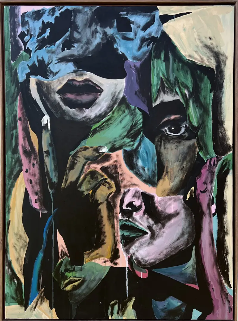 New in Town, 2022, acrylic on canvas