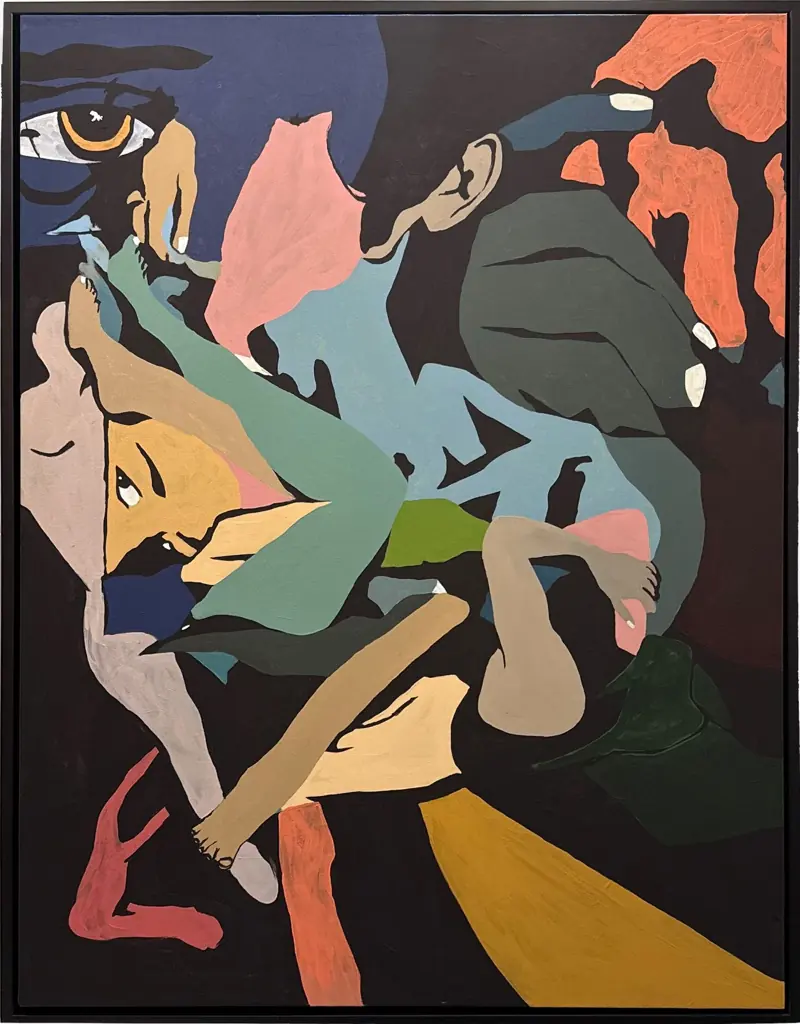 Into The Abyss, 2025, acrylic on canvas